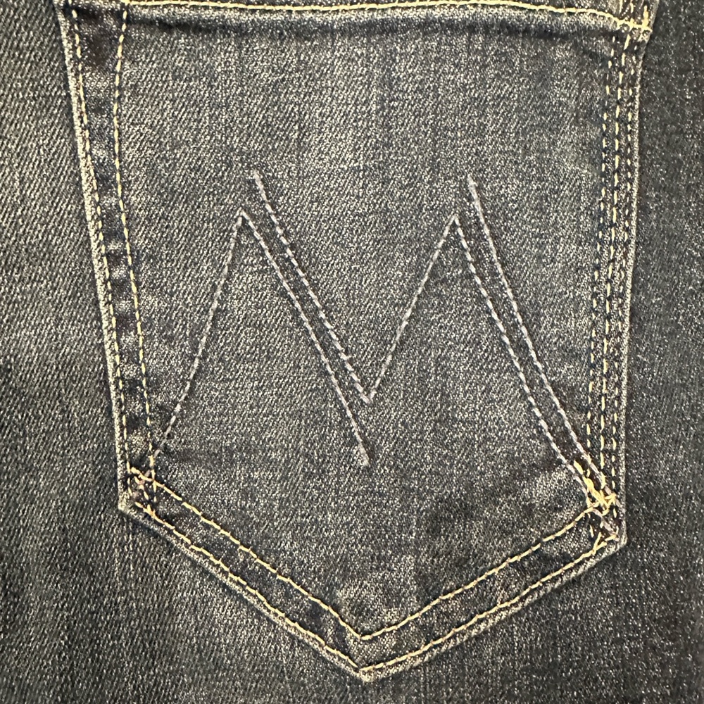 MOTHER "The Cha Cha Fray" Girl Crush High-Rise Flare Jeans | Size 27 - Picture 11 of 14